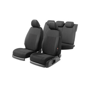 ULTIMATE SPEED Autostoelhoezen set (Zwart/rood)
