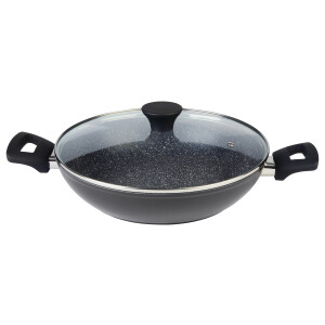 SILVERCREST Pan met deksel 28 cm (Zwart)