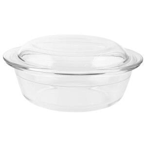 SILVERCREST Glazen ovenschaal met deksel (Rond)