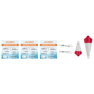 CRIVIT Lokaas- of hakenset (Haringpaternoster-set)