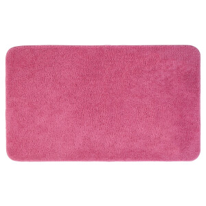 LIVARNO home Badmattenset (Badmat met toiletuitsparing, Roze)