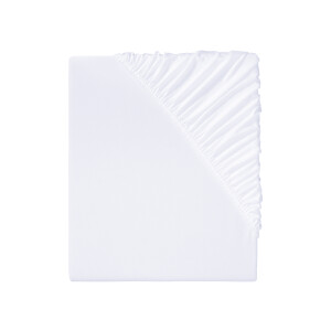 LIVARNO home Jersey hoeslaken 140-160 x 200 cm (Wit)