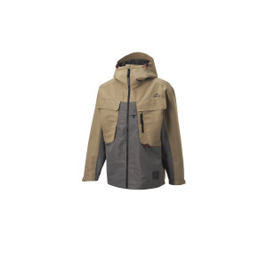 CRIVIT Heren jas (groen/grijs, XL)