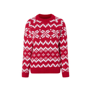 esmara Dames Kersttrui (L (44/46), Rood)