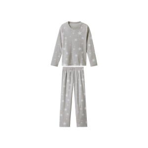 esmara Fleece kinder pyjama (Grijs, 158/164)