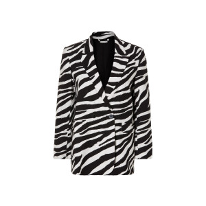 esmara Dames blazer (36, Zwart/wit)