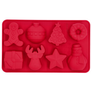 SILVERCREST Siliconen bakvorm of pralinevorm (Bakvorm kerstversiering)