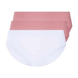 esmara 3 dames slips (Roze/wit, M (40/42))