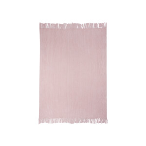 LIVARNO home Plaid 130 x 170 cm (Lichtroze)