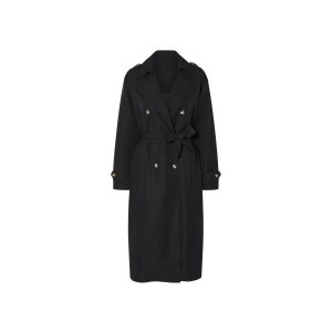 esmara Dames trenchcoat (Zwart, M (40/42))