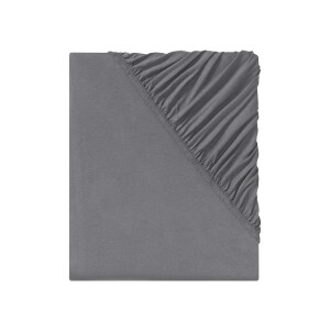LIVARNO home Jersey hoeslaken 180-200 x 200 cm (Grijs)