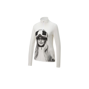 CRIVIT Dames skipully Glamour (Wit, L (44/46))