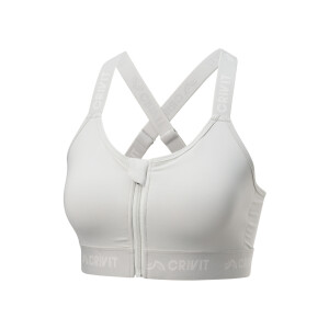 CRIVIT Dames sport-BH (Grijs, L (44/46))