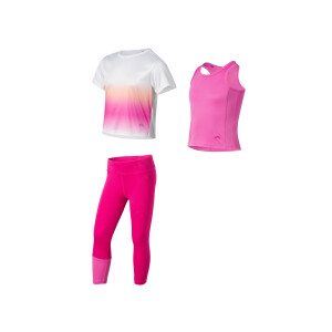 CRIVIT Kinder sportset (Roze/wit, 98/104)