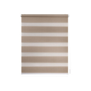 Lichtblick duo rolgordijn Klemmfix (Taupe, 75 x 150 cm)