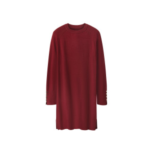 esmara Gebreide dames jurk (Rood, M (40/42))