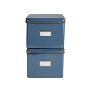 crelando Opbergboxen (dvdx2, Blauw)