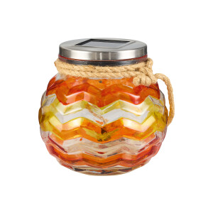 LIVARNO home Gesoldeerd glas met LED, beschilderd of mozaïek (Oranje)