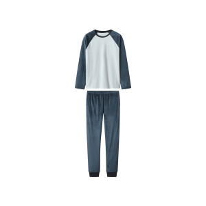 esmara Pluchen kinder pyjama (Lichtblauw/donkerblauw, 134/140)