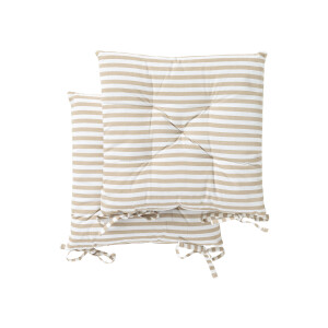 LIVARNO home 2 zitkussens (Beige/wit)