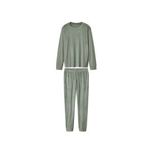 esmara Velours dames pyjama (Groen, S (36-38))