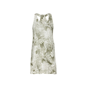 esmara Linnen tanktop (M (40/42), Wit/groen)