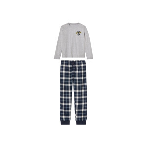 pepperts! Kinder fleece pyjamabroek (Grijs, 134/140)