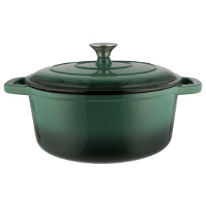 SILVERCREST Gietijzeren pan 28 cm 5,6 L (Groen)