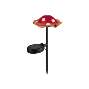 LIVARNO home Solar LED-paddenstoel (Stippen/rood)