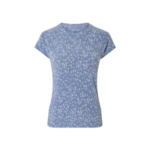 esmara Dames top (Blauw/wit, S (36/38))