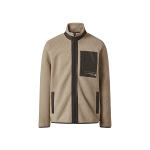 esmara Men Heren fleece vest (Beige, L)