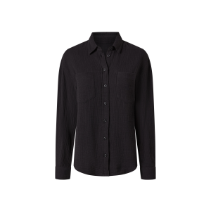 esmara Mousseline dames blouse (Zwart, M (40/42))