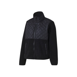 CRIVIT Dames fleecejas Glamour (Zwart, XS (32/34))