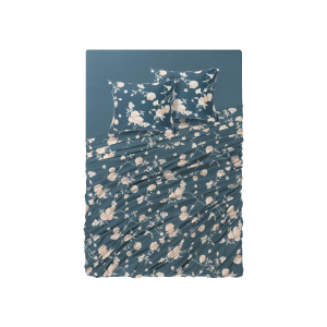 LIVARNO home Dekbedovertrekset 240 x 220 cm (Marineblauw)