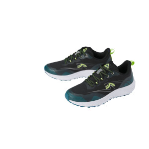 CRIVIT Dames hardloopschoen waterdicht (Zwart/blauw, 37)