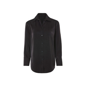 esmara Satijnen dames blouse (Zwart, 46)