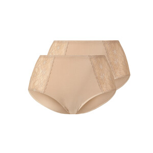 esmara 2 Dames onderbroeken - plus size (Beige, XL (48/50))