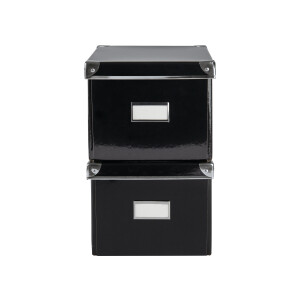 crelando Opbergboxen (dvdx2, Zwart)