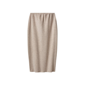 esmara Gebreide dames rok (Beige, S (36/38))