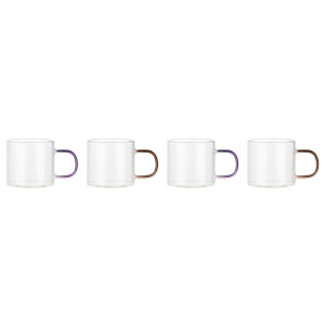 LIVARNO home Glazenset of theepot (theeglas, set van 4)