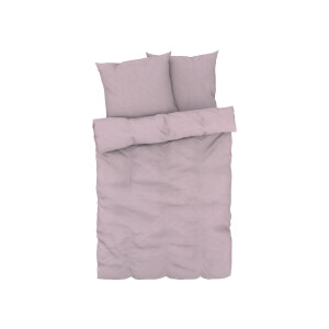 LIVARNO home Dekbedovertrek 240 x 220 cm (Stippen/roze)