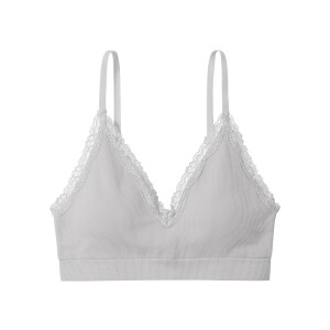 esmara Dames bustier met kant (Lichtgrijs, M (40/42))
