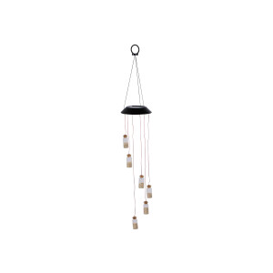 LIVARNO home Solar LED-windspel (Transparante flessen)