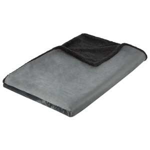 LIVARNO home Teddy fleecedeken 150 x 200 cm (Grijs)