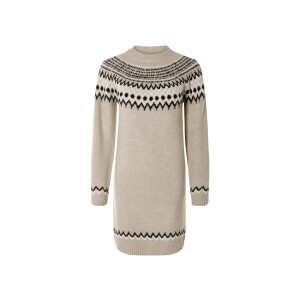 esmara Gebreide dames jurk (M (40/42), Beige)
