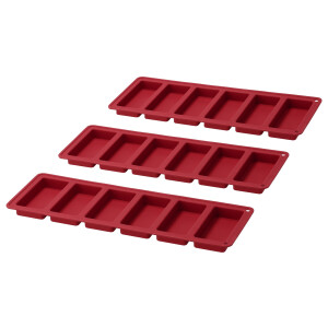SILVERCREST Siliconen bakaccessoires (Reepvormen set van 3)