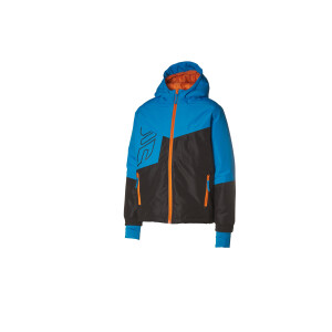 CRIVIT Kinder ski jas (122/128, Blauw/zwart)