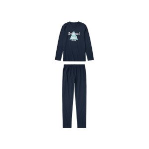 pepperts! Jongens pyjama (146/152, Marineblauw)