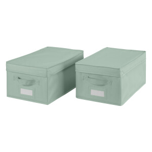 LIVARNO home Opbergbox (2 opbergboxen/groen)