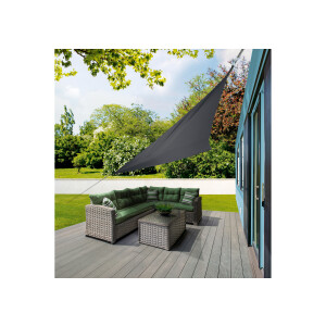 LIVARNO home Schaduwdoek (driehoekig/antraciet)
